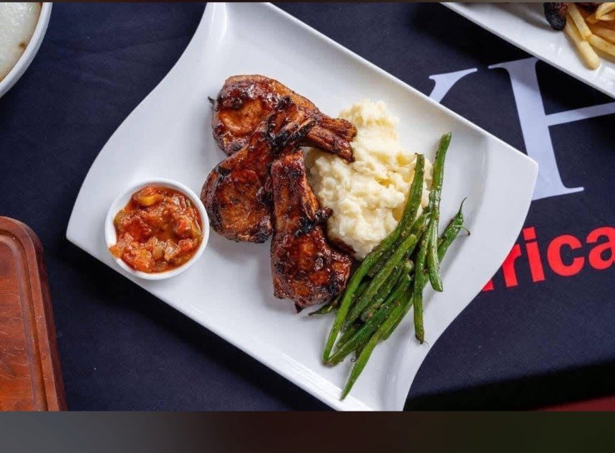 Karoo lamb chops on the grill